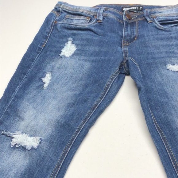 VINTAGE DOLLHOUSE DISTRESSED CHARLEY SKINNY 7/27x30 😎 - Picture 11 of 14